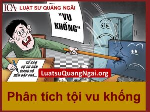 Phân tích tội vu khống