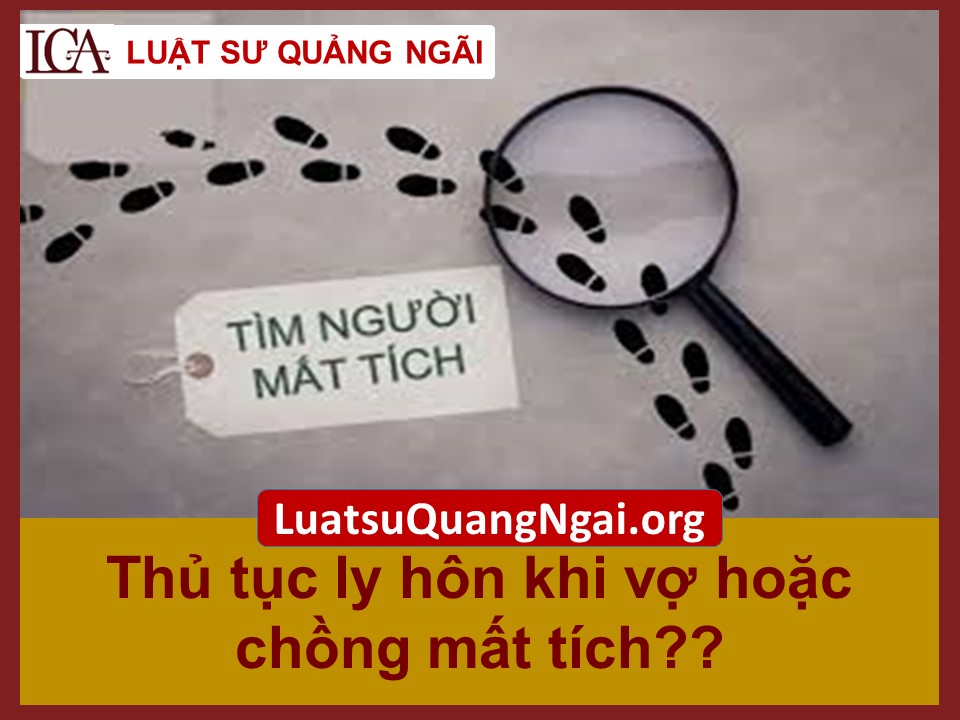 ly hôn khi chồng mất tích