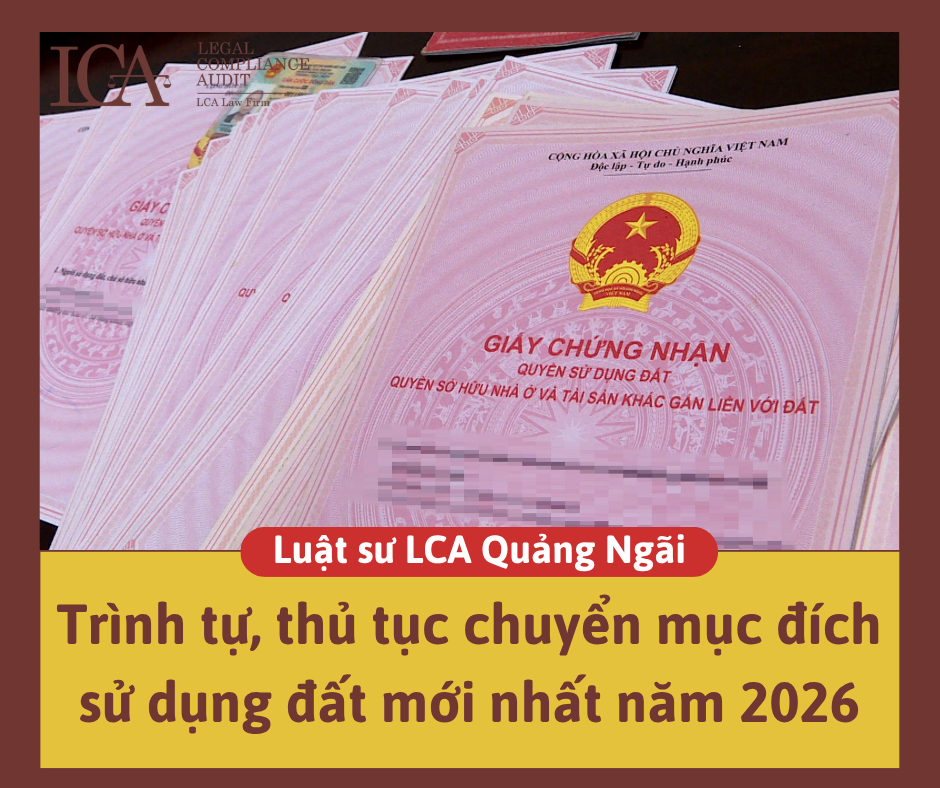 Trình tự, thủ tục chuyển mục đích sử dụng đất mới nhất năm 2026