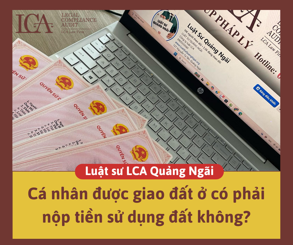Cá nhân được giao đất ở có phải nộp tiền sử dụng đất không? Quy định mới nhất năm 2026